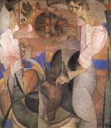 Diego Rivera The Girl beside of Well china oil painting artist